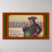 DUITSE PROVERB ~ DILEMMA? BEER SIGN - POSTER (Voorkant)