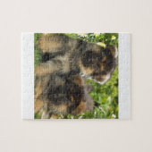 Duitse Puppies van schapen Legpuzzel (Horizontaal)