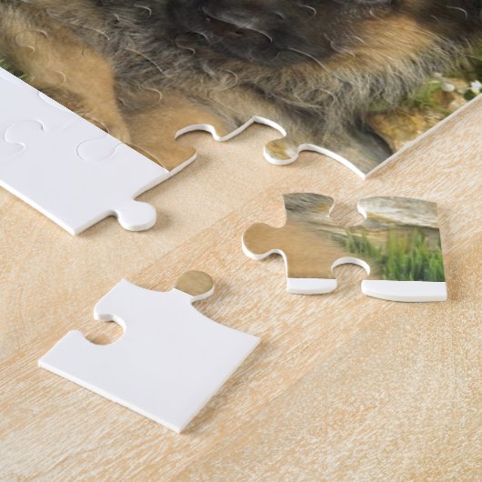 Duitse Puppies van schapen Legpuzzel (Zijkant)