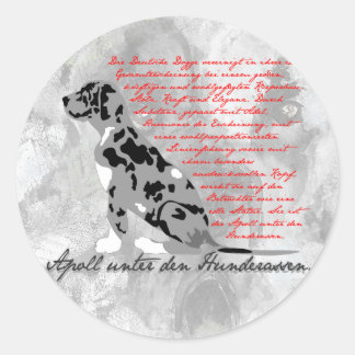 Duitse Quote Great Dane Sticker