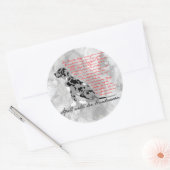 Duitse Quote Great Dane Sticker (Envelop)