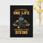 Duitse Quotes Scuba Diver Kleding Duik Instructuer Kaart (Gele Bloem)
