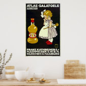 Duitse reclame voor salumolie poster (Keuken)