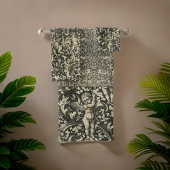 Duitse Renaissance Cherub Angels Gold Brown Bad Handdoek
