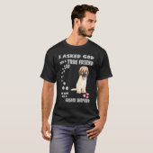 Duitse Retriever Hond Moeder Vader Kostuum Schatti T-shirt (Voorkant volledig)