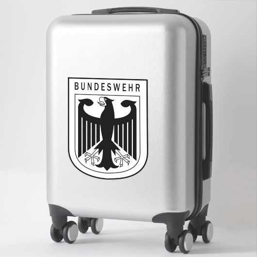 Duitse Retro Bundeswehr Sticker (Koffer)