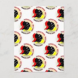 Duitse reuzenhonden Zwart Rood Goud Briefkaart