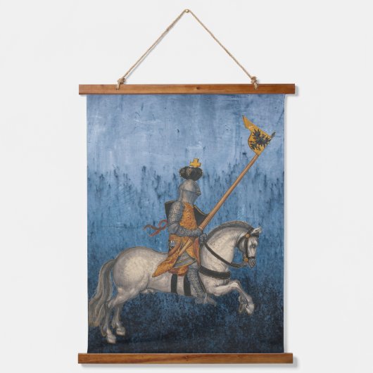  Duitse Ridder op Paard Hangend Wandkleed (Voorkant)