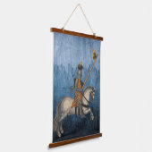  Duitse Ridder op Paard Hangend Wandkleed (Gebogen)