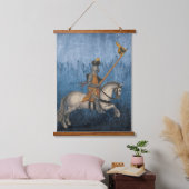  Duitse Ridder op Paard Hangend Wandkleed (Slaapkamer)