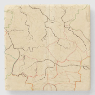 Duitse rivieren 2 stenen onderzetter