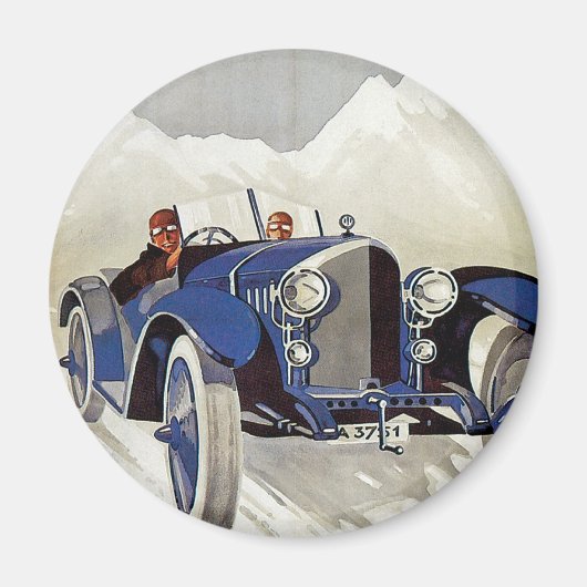 Duitse Road Race Ad Magneet (Voorkant)