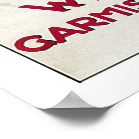  Duitse Road Race Ad Poster (Hoek)