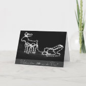 Duitse Romantische Vrolijke Kerstmis Groeten Kaart (Achterkant)