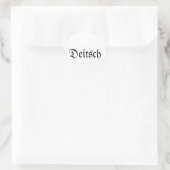 Duitse ronde stickers (Tas)