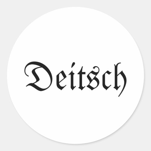 Duitse ronde stickers (Voorkant)