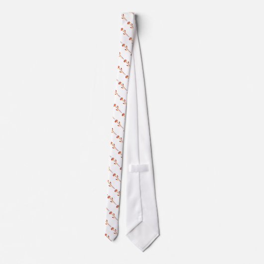 Duitse Roos Vlag Stropdas (Achterkant)