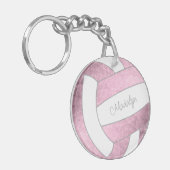 duitse roze douanenaam volleybalspelergiften sleutelhanger (Voorkant Links)