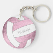duitse roze douanenaam volleybalspelergiften sleutelhanger (Achterkant)