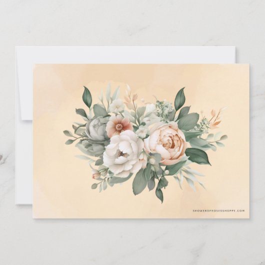 Duitse rozenkrans bloembegrafenis condoleance symp bedankkaart (Achterkant)