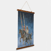  Duitse ruiters met lansen Hangend Wandkleed (Gebogen)