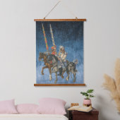  Duitse ruiters met lansen Hangend Wandkleed (Slaapkamer)