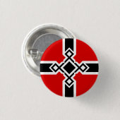 Duitse Rune Cross Badge Ronde Button 3,2 Cm (Voorkant /achterkant)