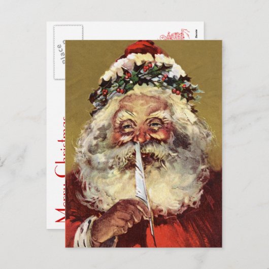 Duitse Santa  Briefkaarten (Voorkant / Achterkant)