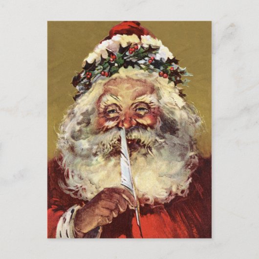 Duitse Santa  Briefkaarten (Voorkant)