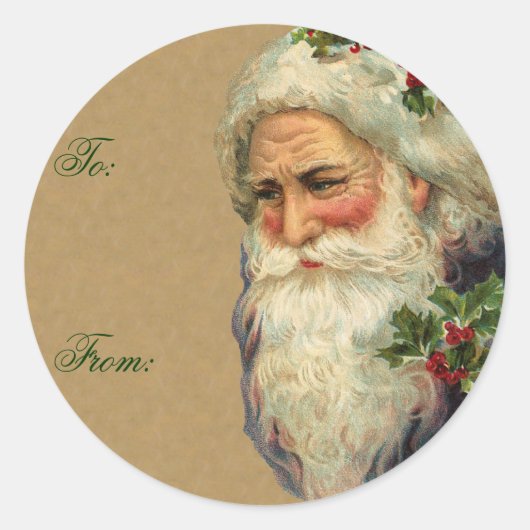  Duitse Santa sticker (Voorkant)