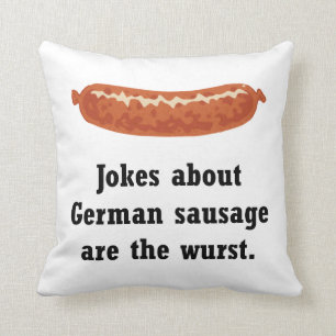 Duitse Sause Pun Kussen