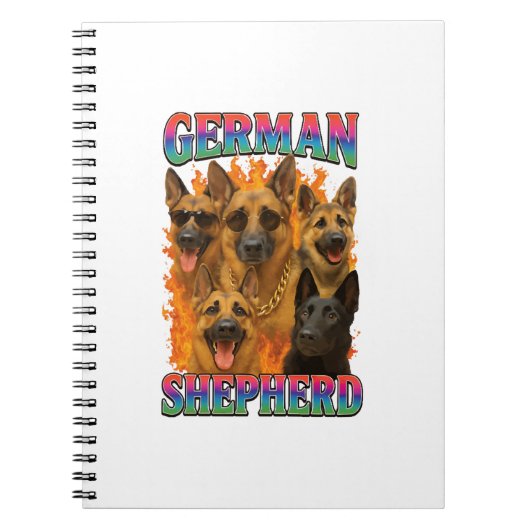 Duitse Schaapherder Notitieboek (Voorkant)
