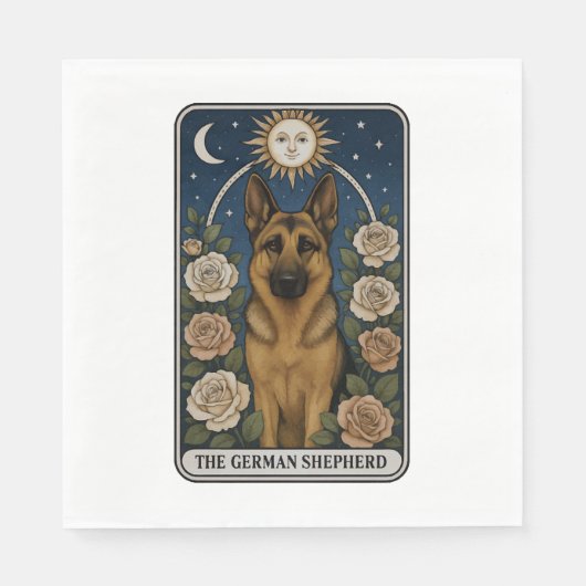 Duitse Schaapherder Servet (Voorkant)