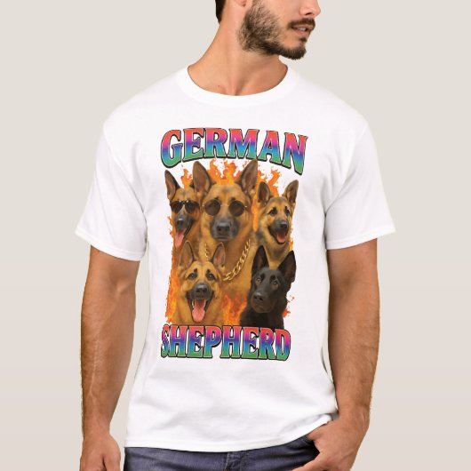 Duitse Schaapherder T-shirt (Voorkant)