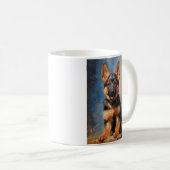 Duitse schaapherderpuppy koffiemok (Voorkant rechts)