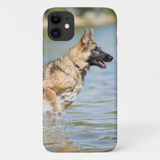Duitse schaapherreepjes in water Case-Mate iPhone case (Achterkant)