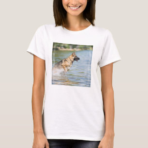 Duitse schaapherreepjes in water t-shirt