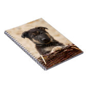 Duitse schapenhouderij in mandje notitieboek (Rechterzijde)