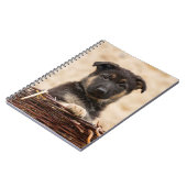 Duitse schapenhouderij in mandje notitieboek (Linkerzijde)