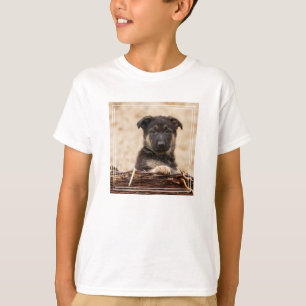 Duitse schapenhouderij in mandje t-shirt