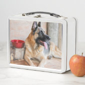 Duitse schapenhouderij met waterbekken (In situ)