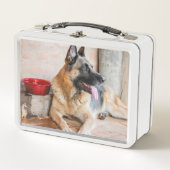 Duitse schapenhouderij met waterbekken (Voorkant)