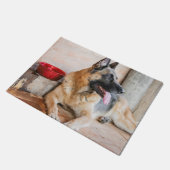 Duitse schapenhouderij met waterbekken deurmat (Schuin)