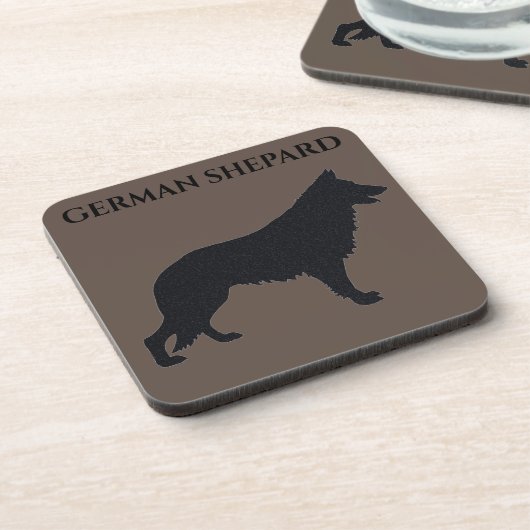 DUITSE SCHEPARD onderzetters met kurk achterste se (Linkerzijde)