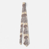 Duitse schilderkunst met horthaired-aanwijzer stropdas (Achterkant)