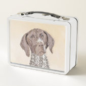 Duitse schilderkunst met horthaired pointer (Achterkant)