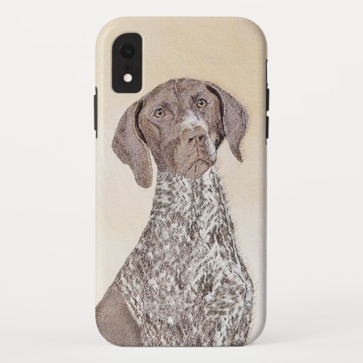 Duitse schilderkunst met horthaired pointer Case-Mate iPhone case (Achterkant)
