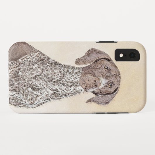 Duitse schilderkunst met horthaired pointer Case-Mate iPhone case (Achterkant (horizontaal))