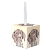 Duitse schilderkunst met horthaired pointer decoratie (Achter hoekig)