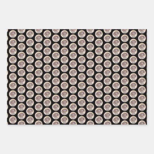 Duitse schilderkunst met horthaired pointer inpakpapier vel (Voorkant 3)